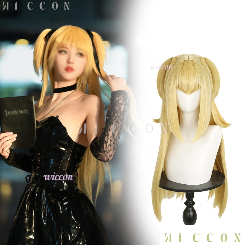 Anime Cosplay Wig Heat Resistant - Miss Misa Halloween Gothic Wig Cosplay