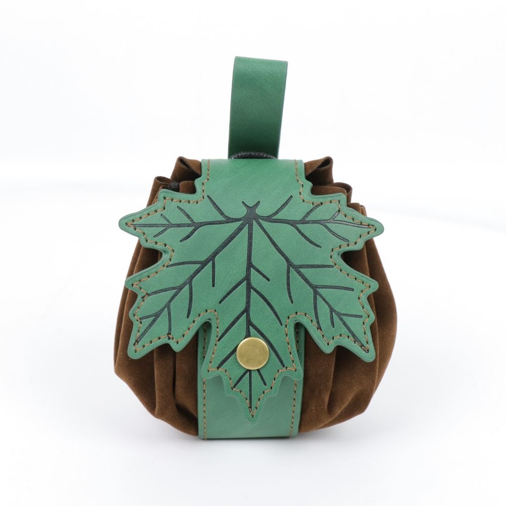 PU Leather Leaf Waist Bag for  - Costumes ulasan dan harga