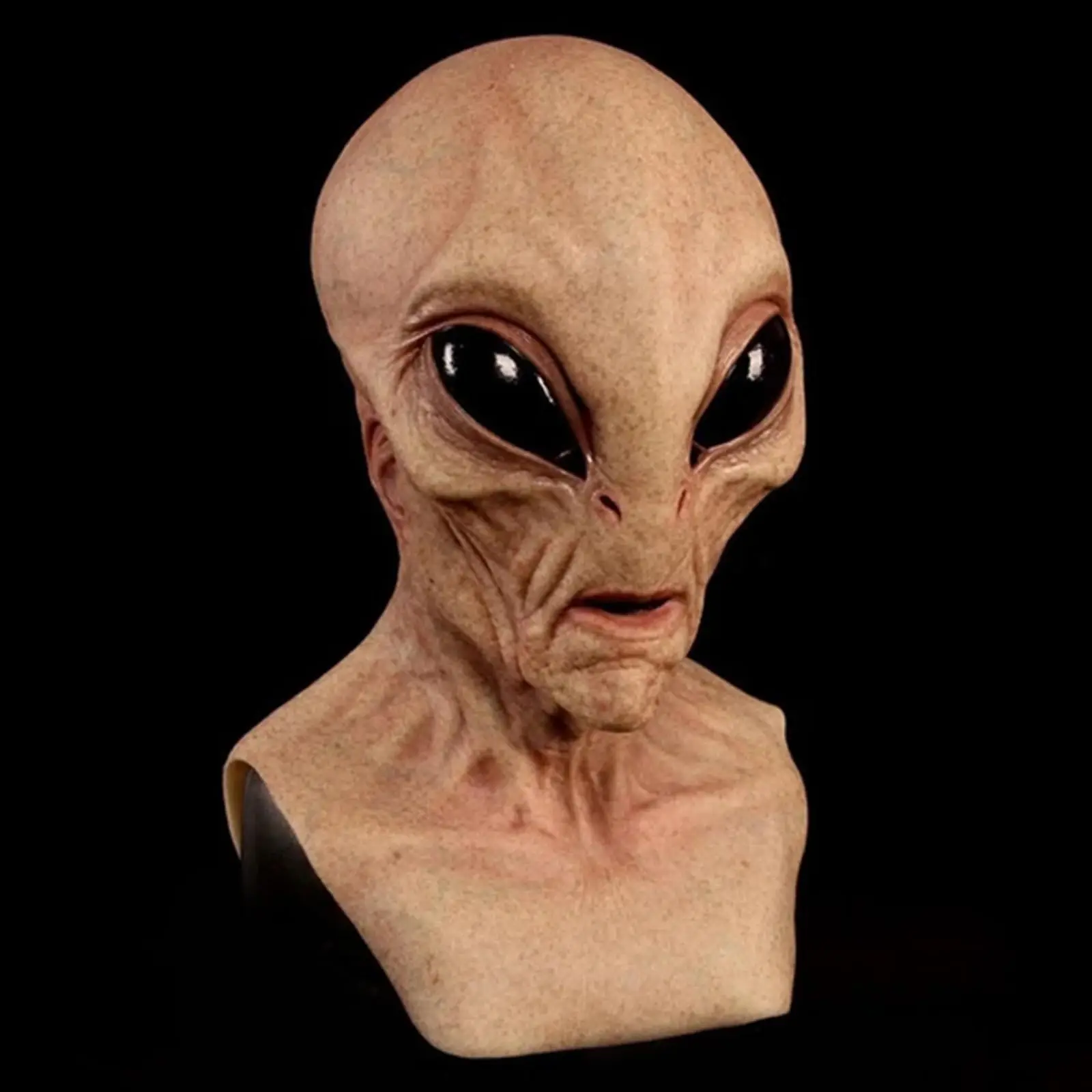 Halloween Alien Mask Realistic - Latex Alien Mask Realistic ulasan dan harga