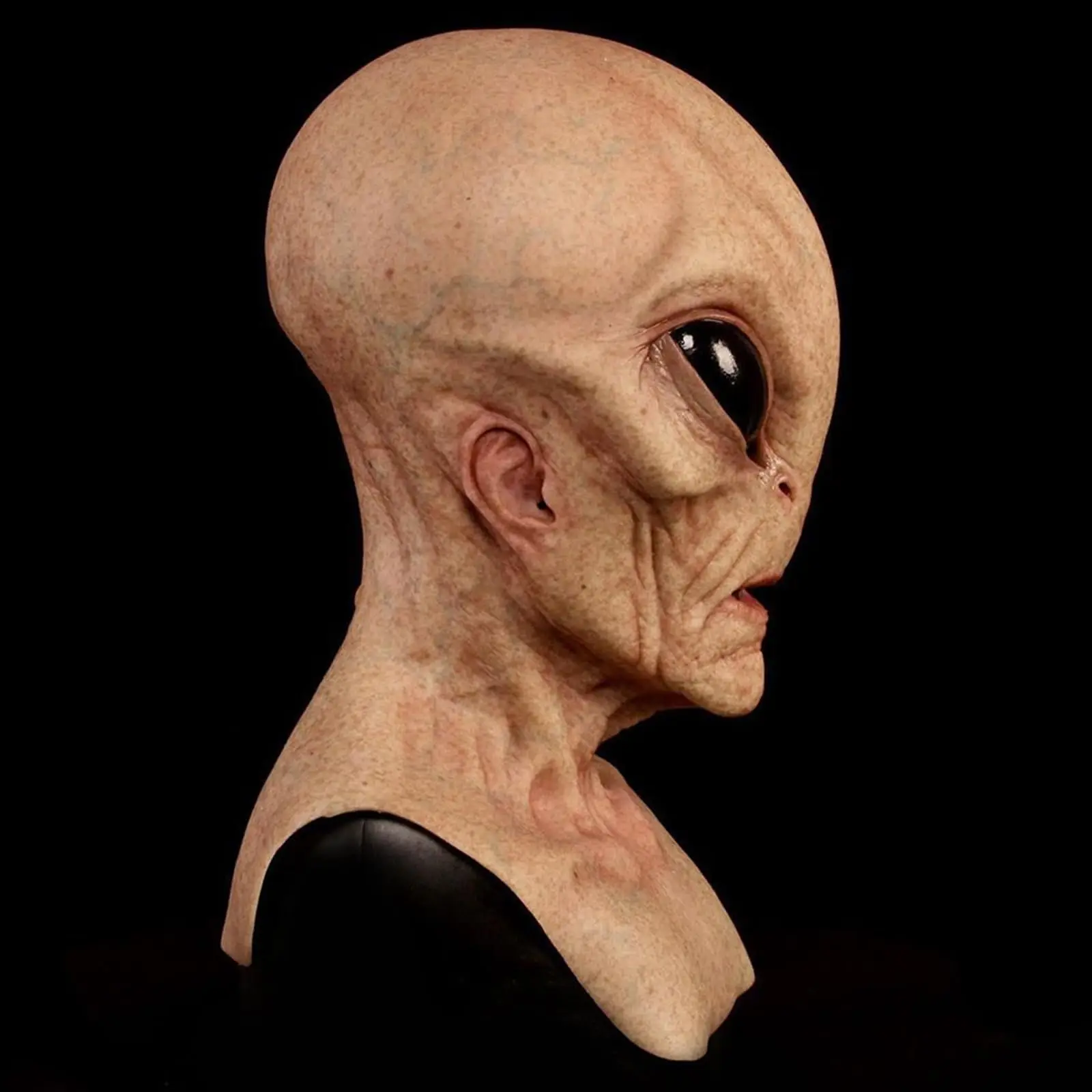 Halloween Alien Mask Realistic - Latex Alien Mask Realistic ulasan dan harga