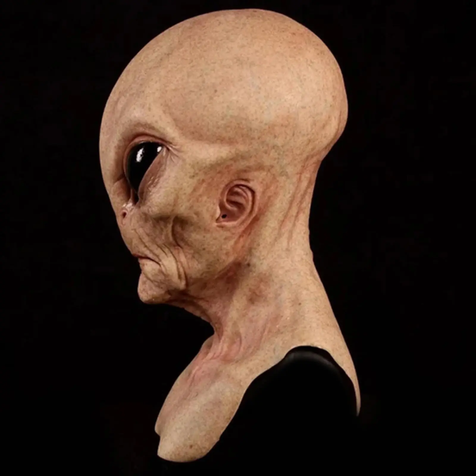 Halloween Alien Mask Realistic - Latex Alien Mask Realistic ulasan dan harga