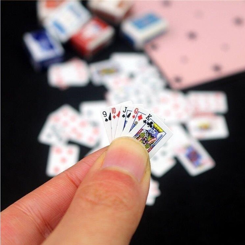 1 Set Mini Poker Playing Cards - Prank Toys ulasan dan harga