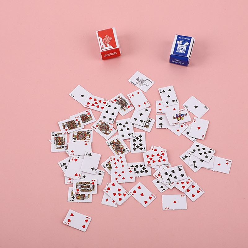 1 Set Mini Poker Playing Cards - Prank Toys ulasan dan harga