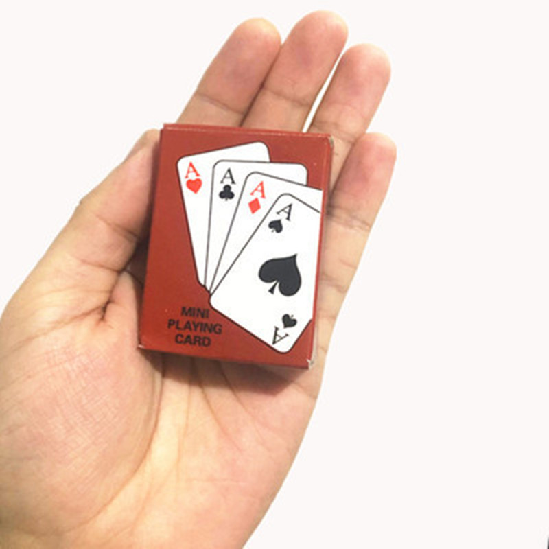 1 Set Mini Poker Playing Cards - Prank Toys ulasan dan harga