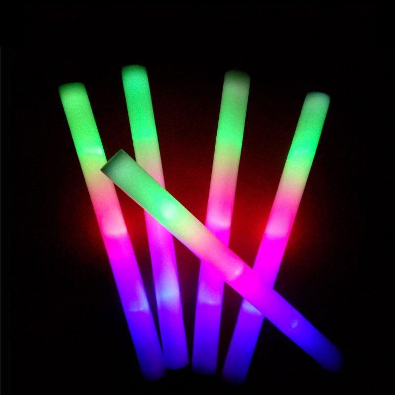 30Pcs Party Decoration LED Col - Flashing Led Foam Sticks Party ulasan dan harga
