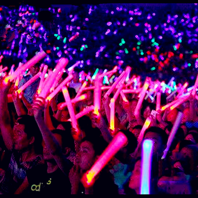 30Pcs Party Decoration LED Col - Flashing Led Foam Sticks Party ulasan dan harga