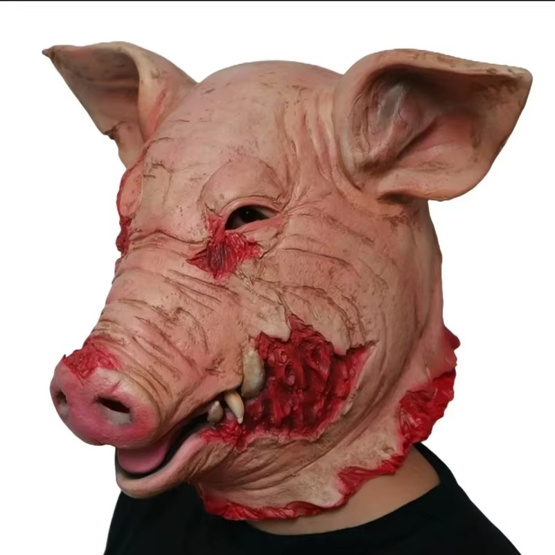 New Funny Cosplay Mask Horse F - Prank Toys ulasan dan harga