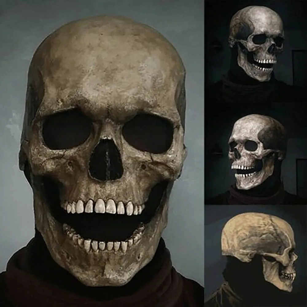 Halloween Mask Latex Scary Hor - Led Purge Mask Halloween ulasan dan harga