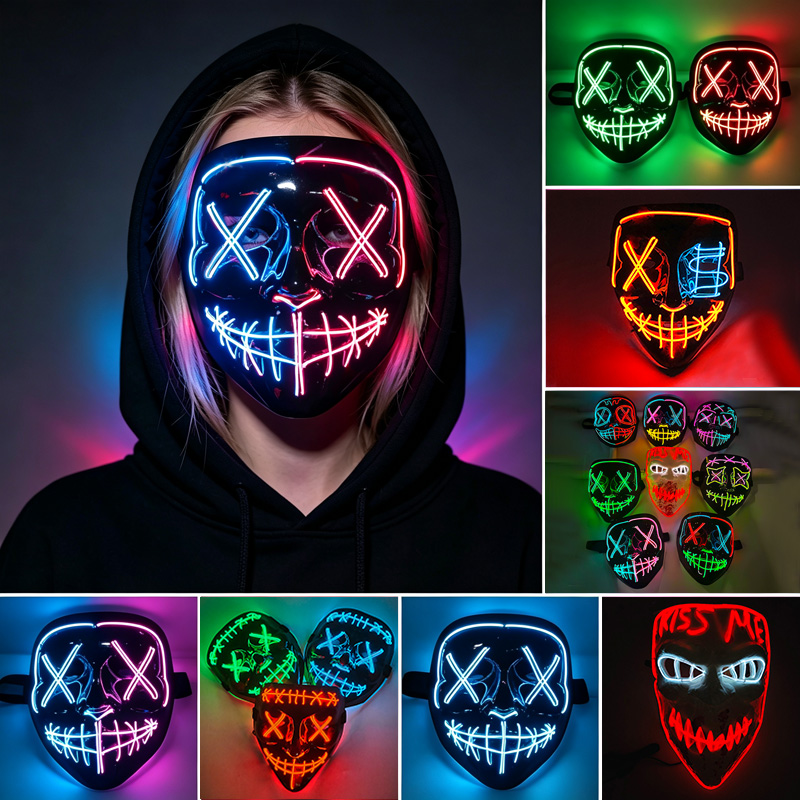 Professional Personalization L - Led Purge Mask Halloween ulasan dan harga