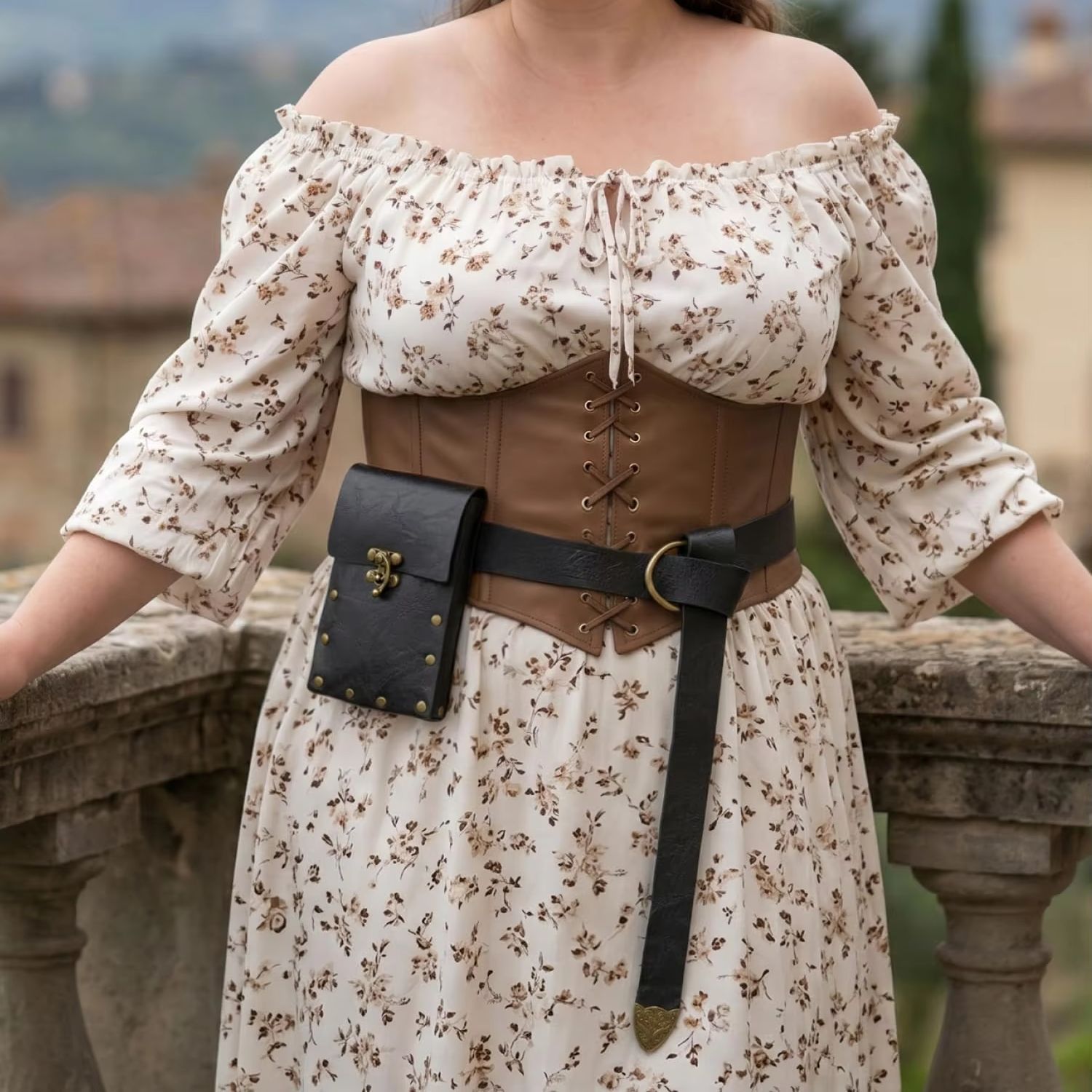 PU Leather Medieval Waist Belt - Costumes ulasan dan harga