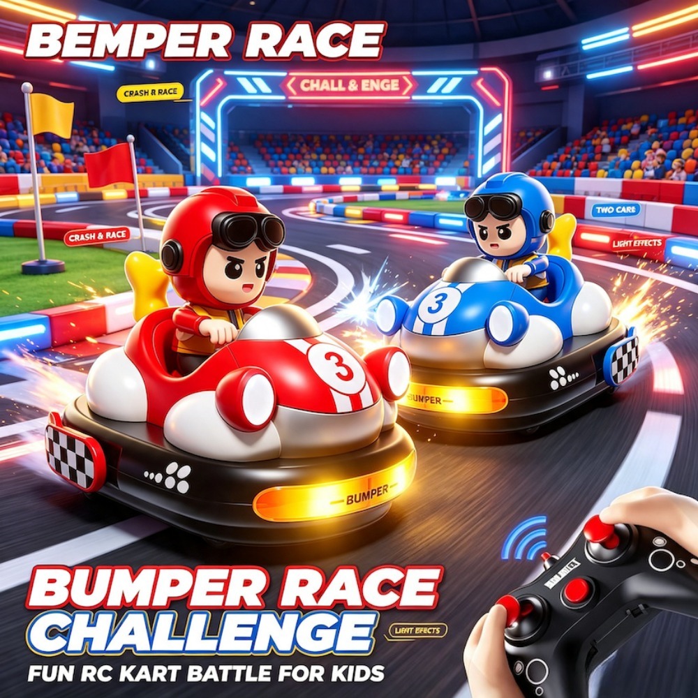 RC Collision Bumper Car Toy 2  - Novelty Gifts ulasan dan harga
