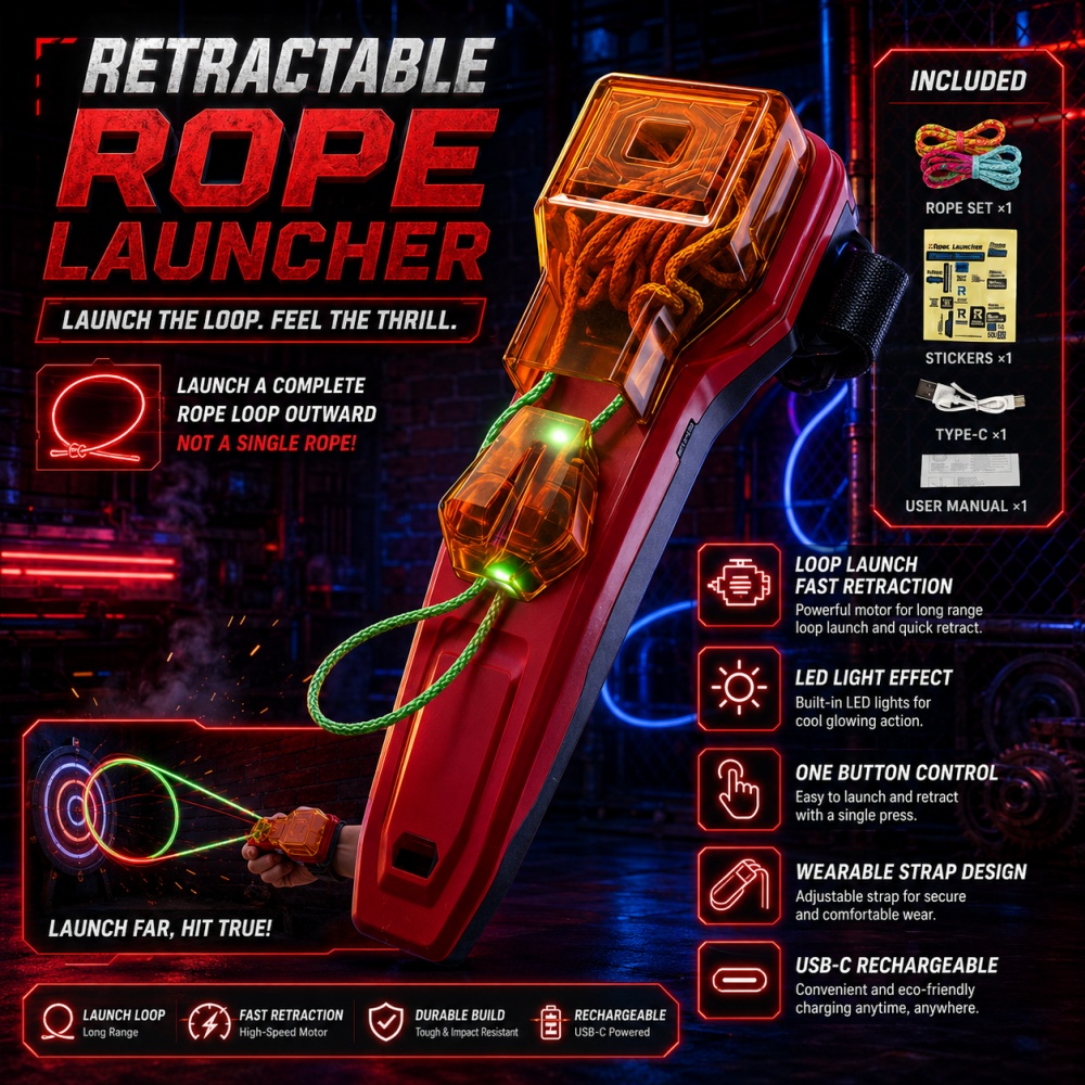 Rope Launcher Spider Web Shoot - Novelty Gifts ulasan dan harga