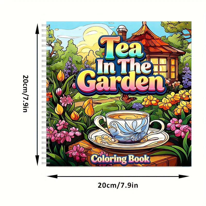 Tea In The Gardens Coloring Bo - Party Supplies ulasan dan harga