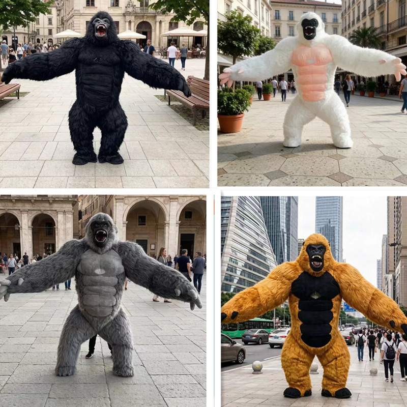 Inflatable Mascot Gorilla Cost - Inflatable Dinosaur Costume Adult ulasan dan harga