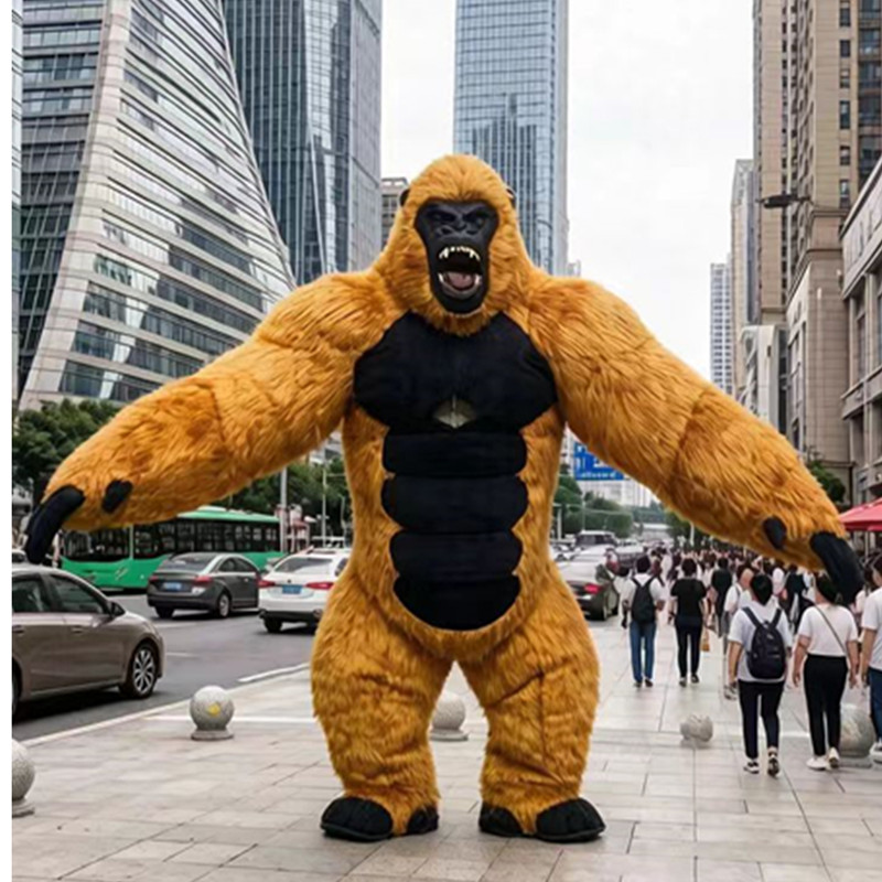 Inflatable Mascot Gorilla Cost - Inflatable Dinosaur Costume Adult ulasan dan harga